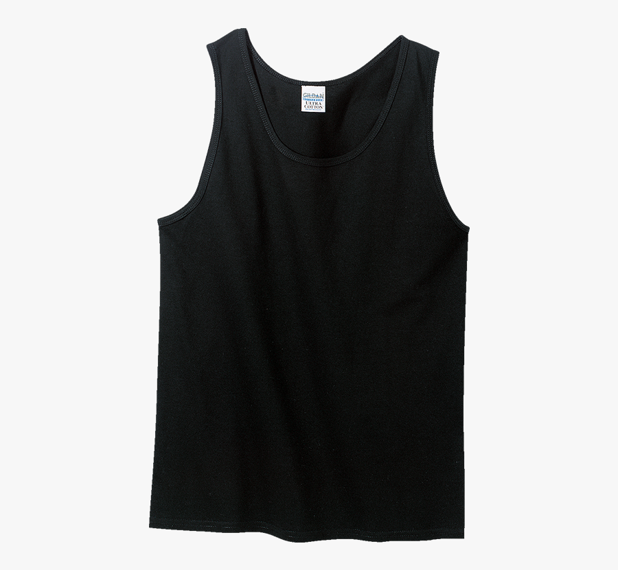 Black - Active Tank, Transparent Clipart