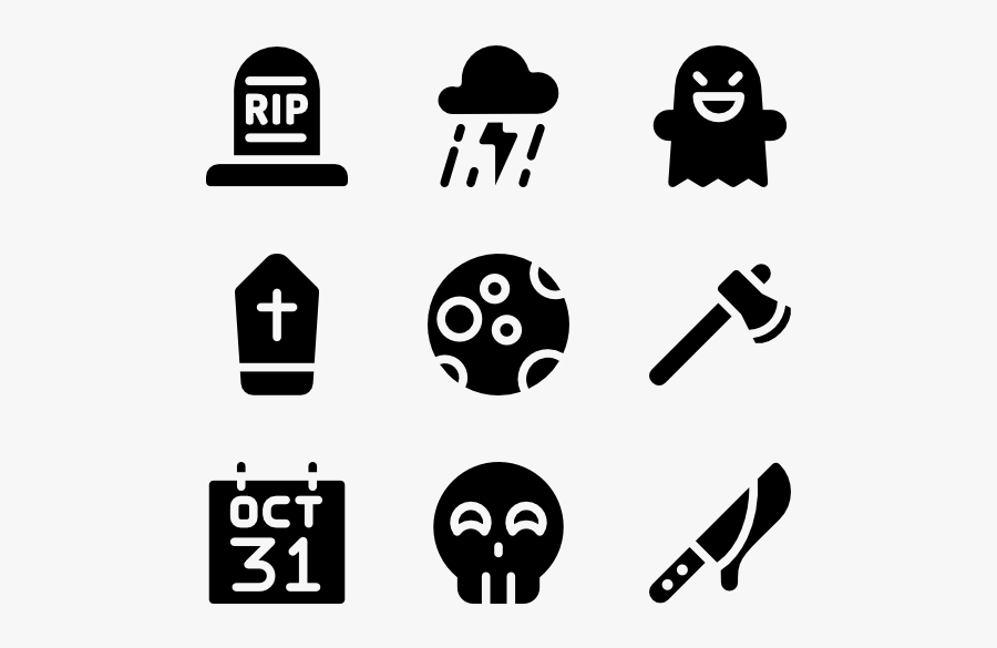 Halloween - Crime Icon, Transparent Clipart