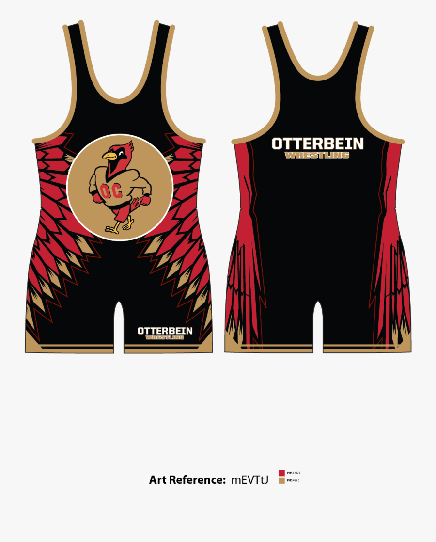 Otterbein Wrestling Men"s Track Singlet - Active Tank, Transparent Clipart