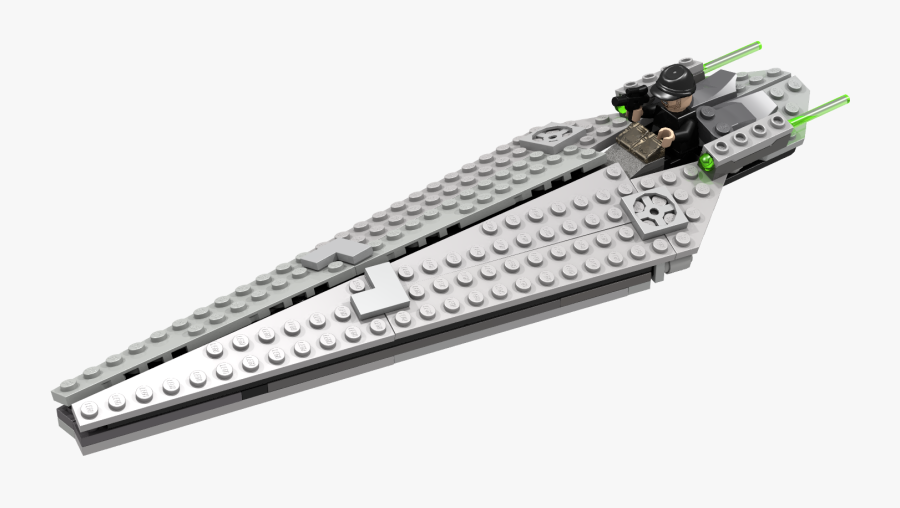 Lego Super Star Destroyer Transparent Background - Micro Lego Super Star Destroyer, Transparent Clipart