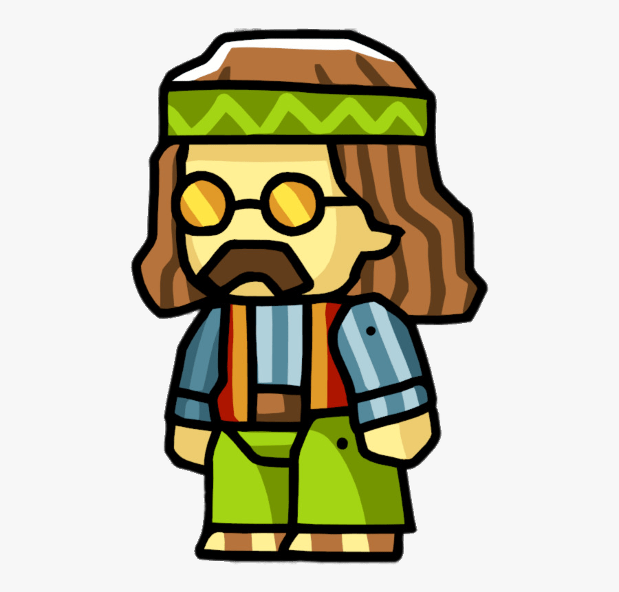 Scribblenauts Hippie Clip Arts - Hippie Png, Transparent Clipart