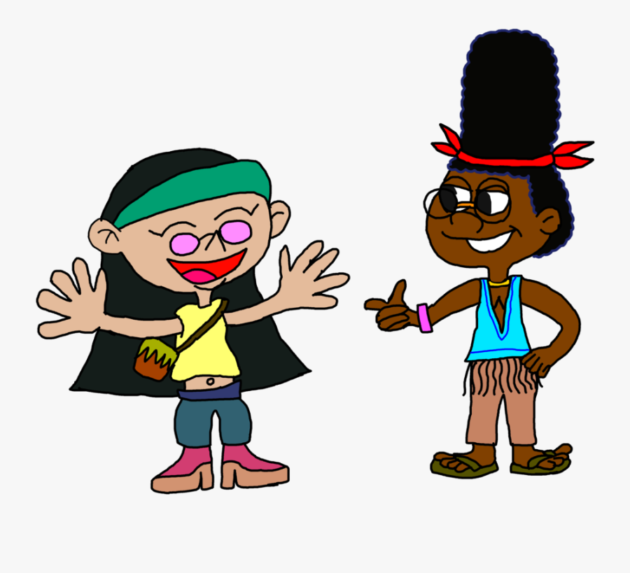 Hippie Clipart Hippie Kids - Cartoon, Transparent Clipart