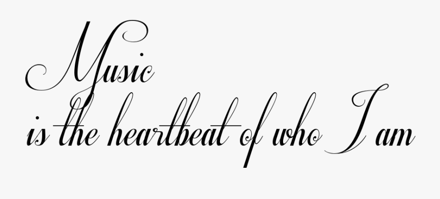 Is The Of Who - Tattoos Of Music Heartbeat, Transparent Clipart