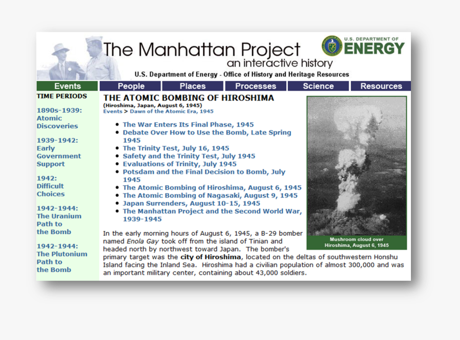 Transparent Atomic Bomb Png - Hiroshima Bomb, Transparent Clipart