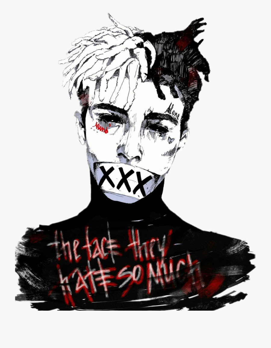 Transparent Xxx Clipart - Xxxtentacion The Face They Hate, Transparent Clipart