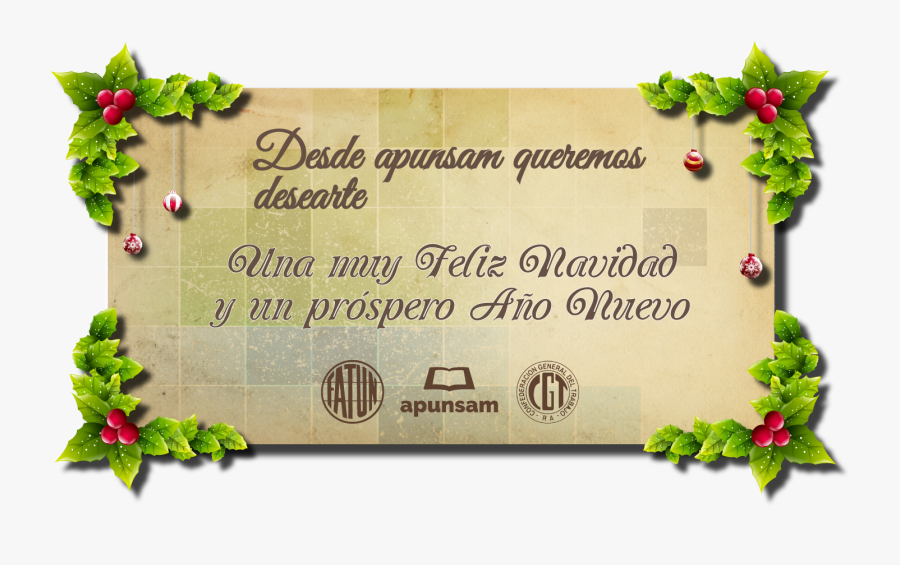 Transparent Felices Fiestas Png - Christmas Borders, Transparent Clipart