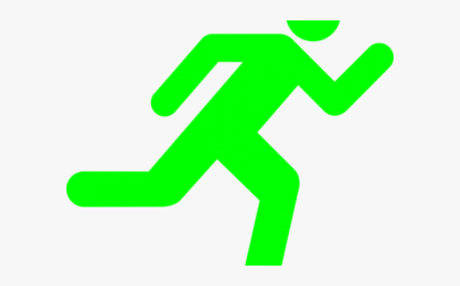 Stickman Running Cliparts - Stick Figure Running Transparent, Transparent Clipart