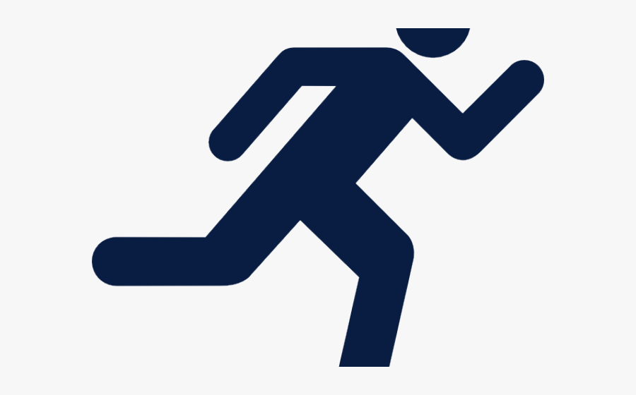 Stickman Running Cliparts - Running Icon Transparent, Transparent Clipart