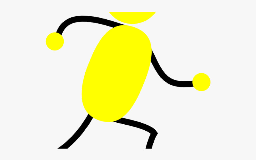Stickman Running Cliparts, Transparent Clipart