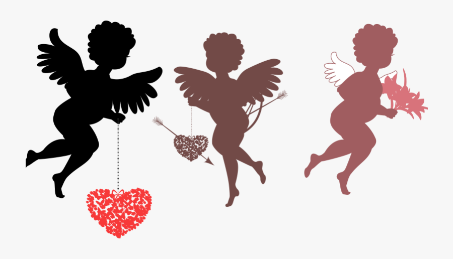 Cupid Scalable Vector Graphics - Angeles Con Flecha, Transparent Clipart