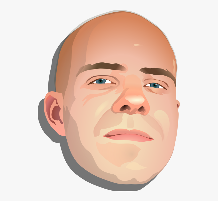 Facial Hair,chin,skin - Tête Homme Png, Transparent Clipart