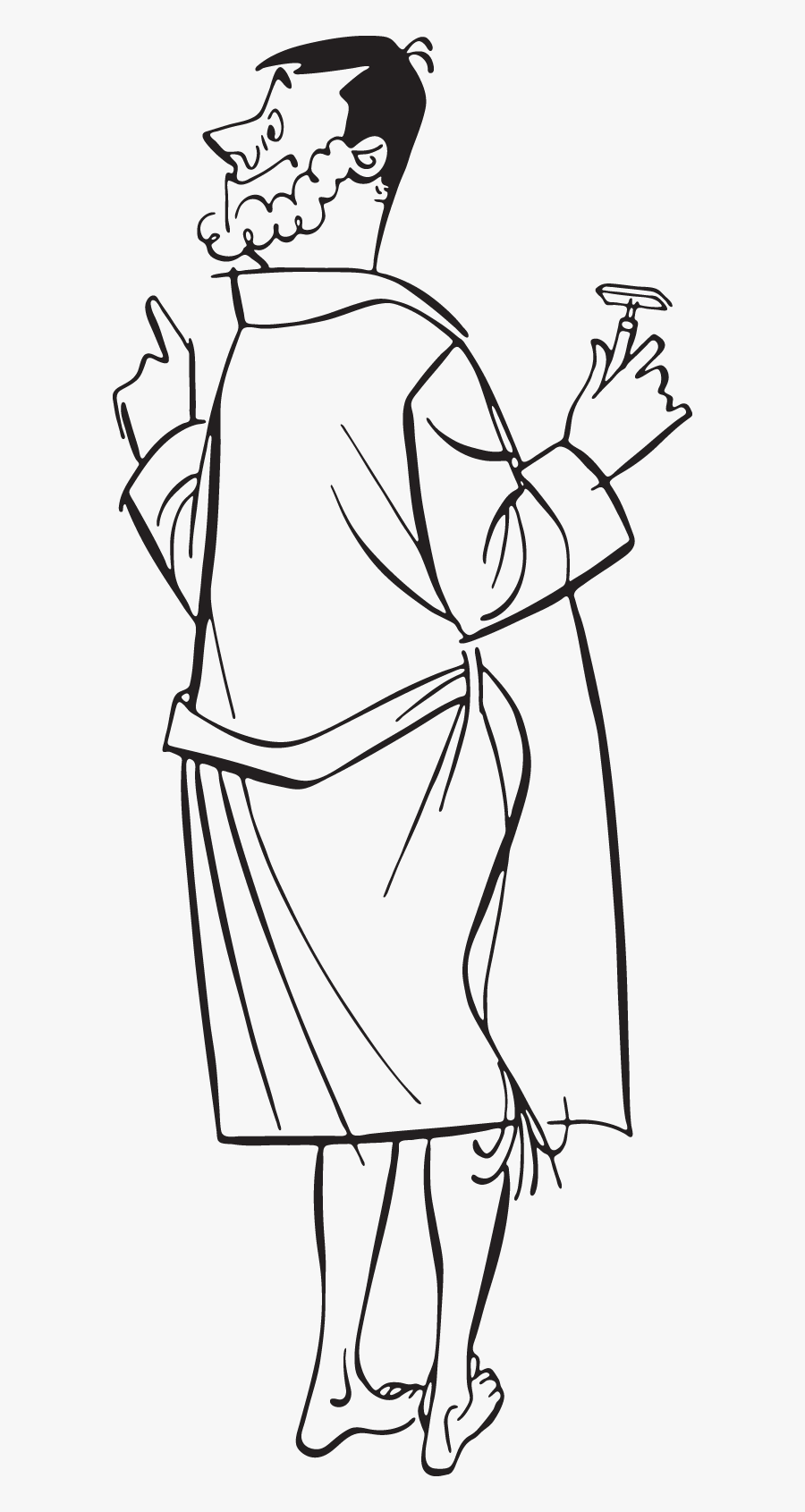 Man And Boy Shaving"
 Data-zoom="//cdn - Line Art, Transparent Clipart