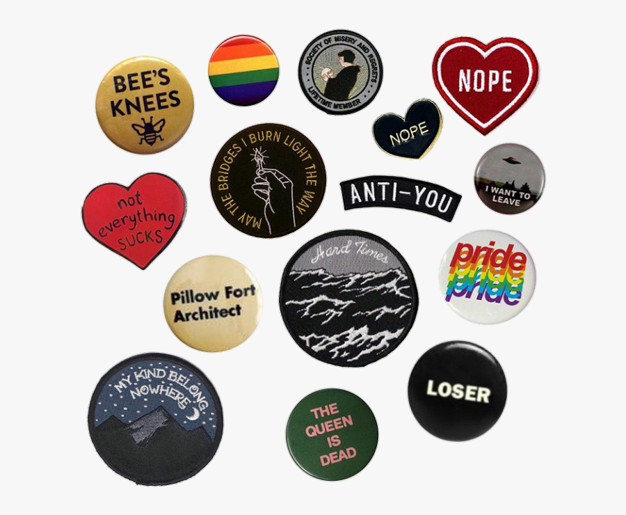 Transparent Knees Clipart - Aesthetic Pins Png, Transparent Clipart