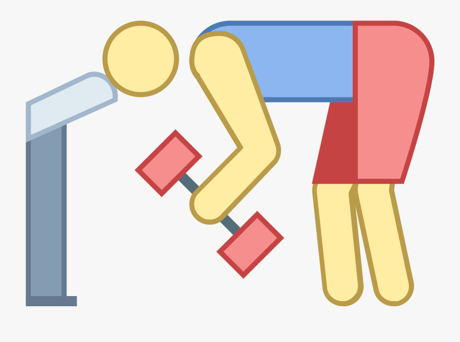 This Is A Picture Of A Man Bending Over With His Head, Transparent Clipart