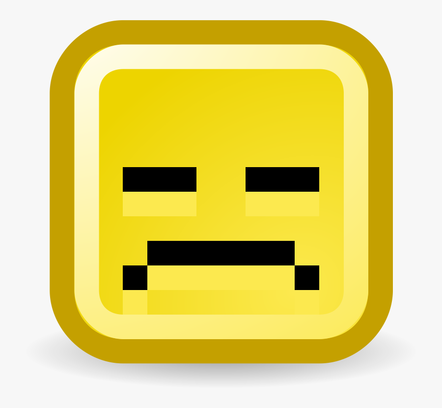 All Photo Png Clipart - Sad Face Pixelated, Transparent Clipart