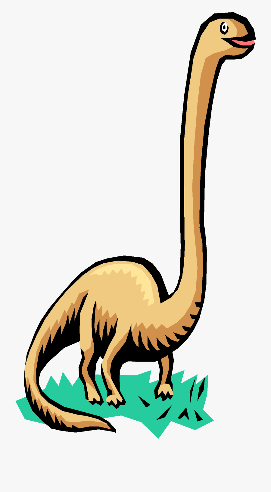 Este Dinosaurio Es El Menos Feroz Del Mundo - Brontosaurus, Transparent Clipart