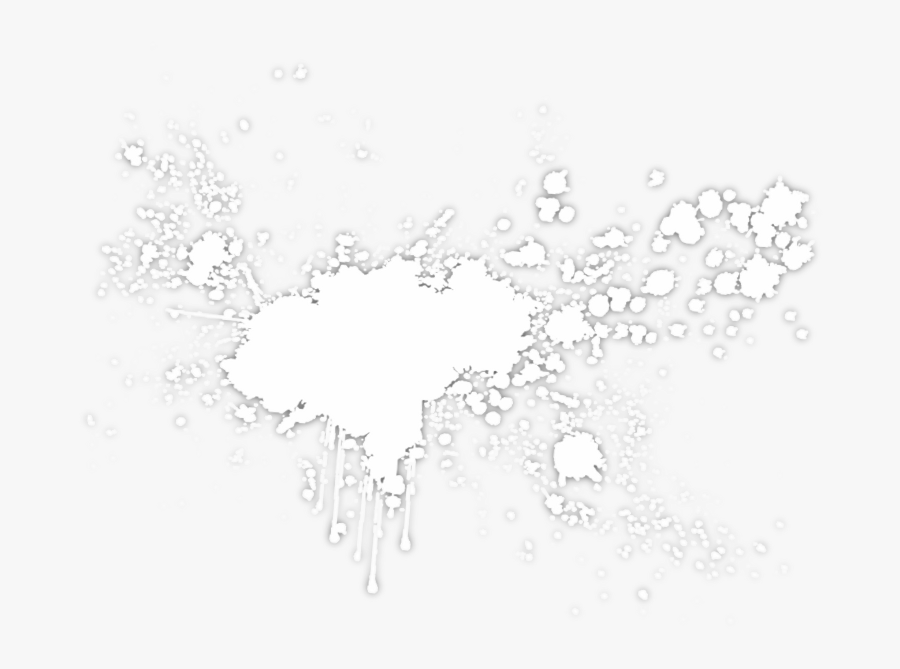 Clip Art Paint Splatter Overlay - Paint Splatter Overlay White, Transparent Clipart