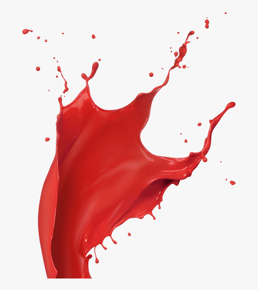 Clip Art Red Paint Splatter - Transparent Paint Splash Png, Transparent Clipart