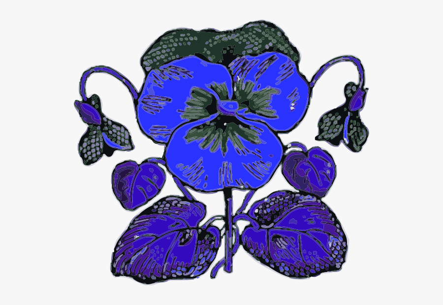 Pansy - Clipart - Viola, Transparent Clipart