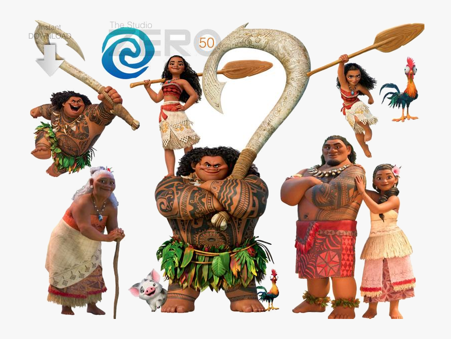 Moana Huge Collection Of Disney Clipart More Than Transparent - Maui Moana, Transparent Clipart