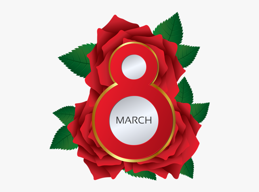 8 March Women's Day Drawing, Transparent Clipart