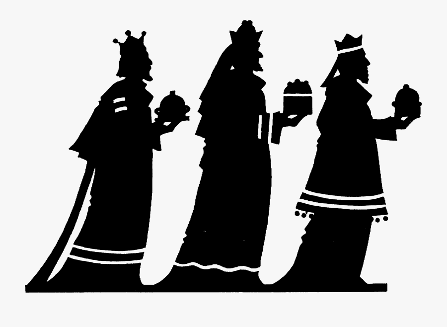 Driekoningen In Stekene En Kemzeke - Siluetas De Los Reyes Magos, Transparent Clipart