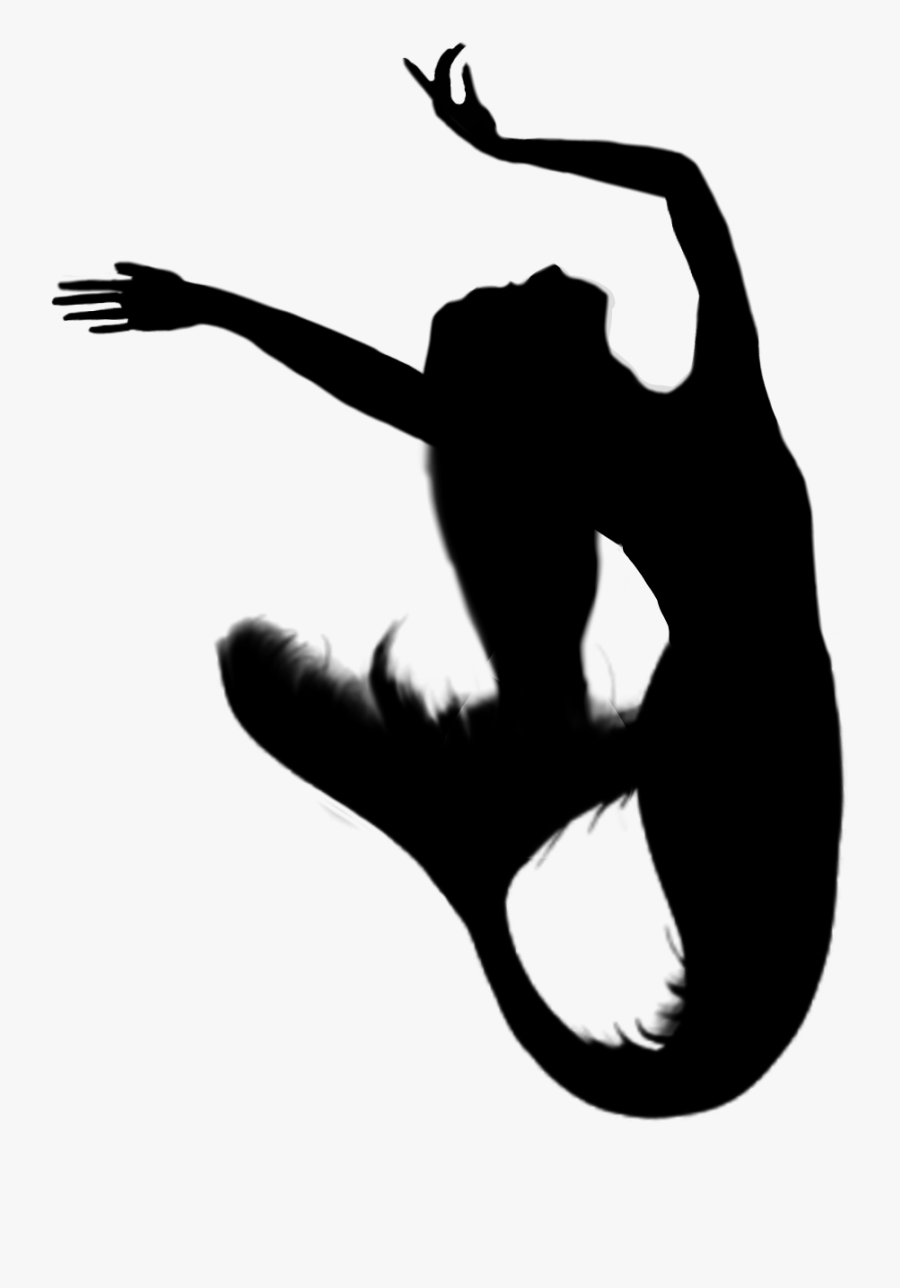 Transparent Mermaid Silhouette Png - Illustration, Transparent Clipart