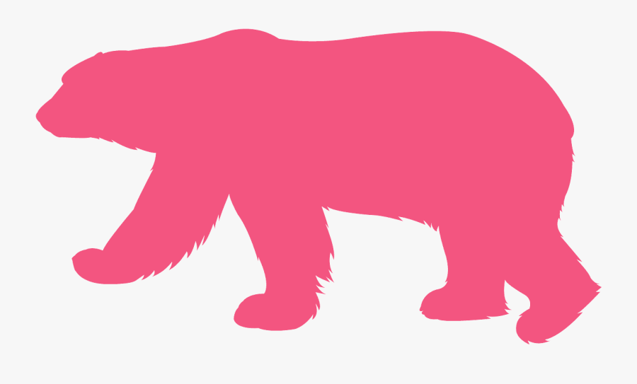 Polar Bear Clipart Red, Transparent Clipart