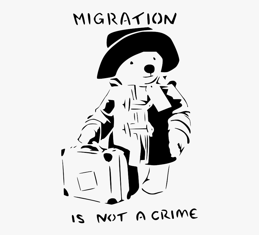 Paddington Migration Is Not A Crime, Transparent Clipart