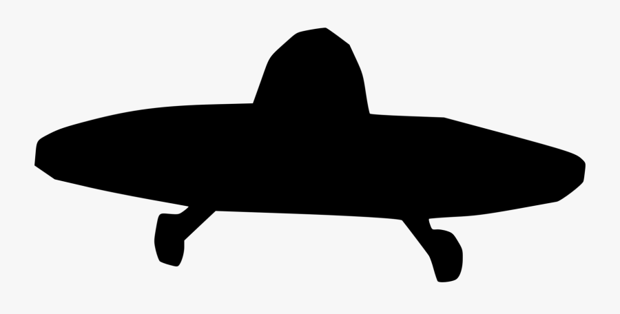 Drawing Fish Silhouette Salmon - Airplane, Transparent Clipart