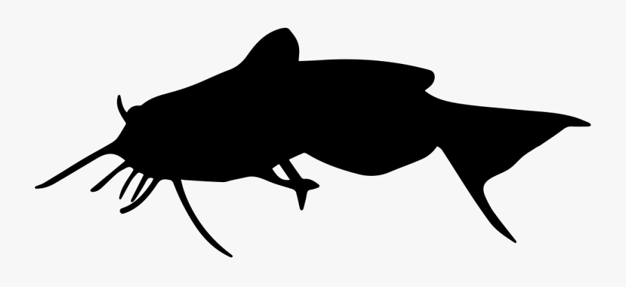Fish Silhouette - Shark, Transparent Clipart