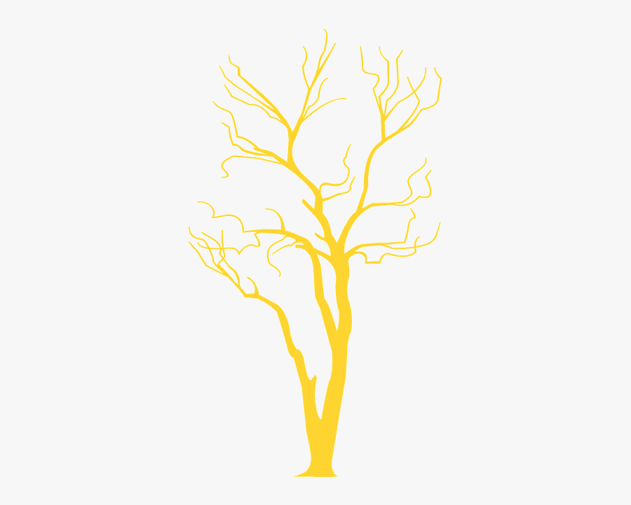 Black 2d Tree Png, Transparent Clipart