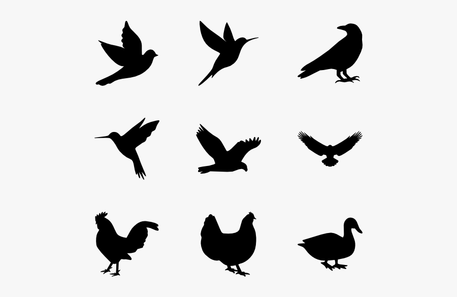 Free Bird Silhouette Vector At Getdrawings - Silhouette Bird Png Vector, Transparent Clipart