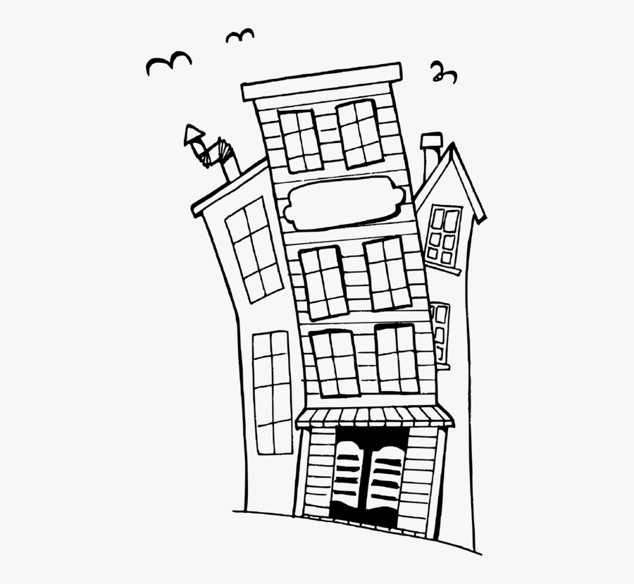 Line Art,tower,coloring Book - Guerra Fria Dibujos Animados Para Colorear, Transparent Clipart