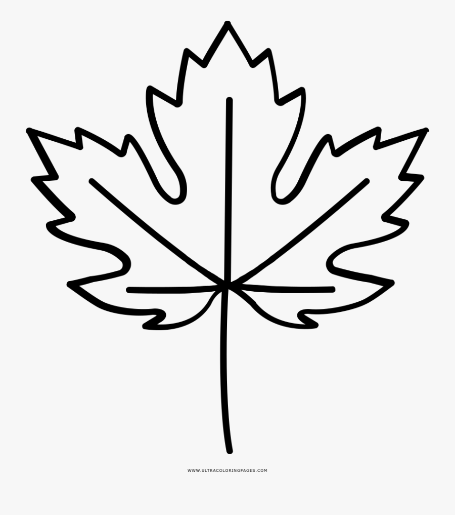 Fall Leaf Outline Transparent, Transparent Clipart