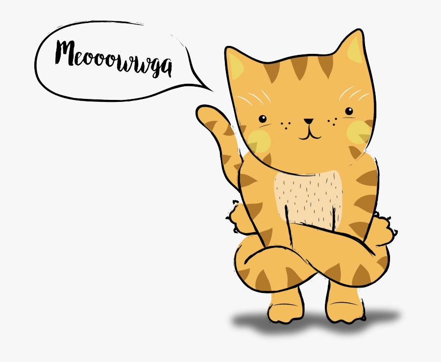 Cats Doing Yoga Clip Art - Cat Doing Yoga Cartoon, Transparent Clipart