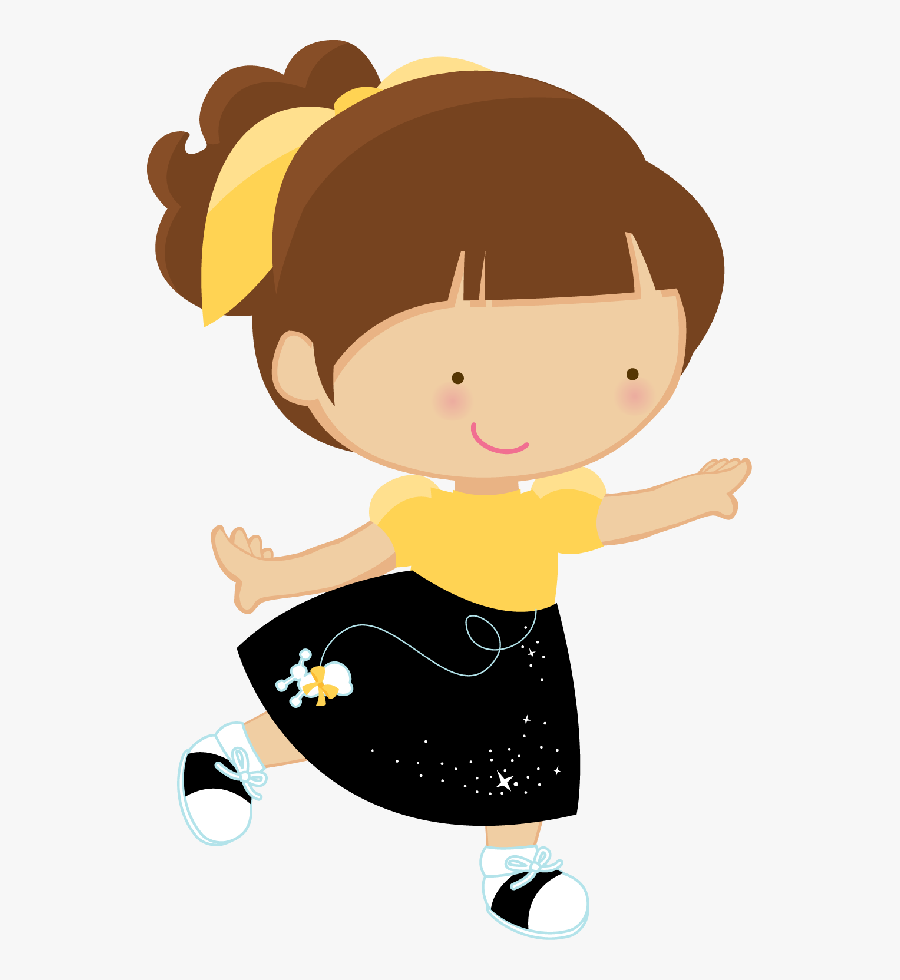 Little Dancing Girl - Girl Dancing Clipart Png, Transparent Clipart