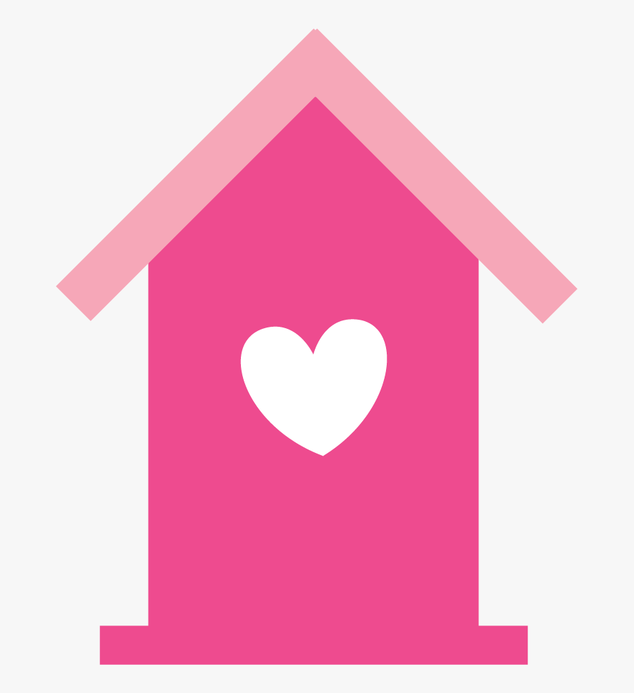 Cute Graphic Freebies By - House Clipart Pink, Transparent Clipart