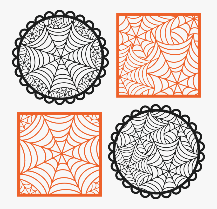 Halloween Spider Web Transparent Background Png - Overlays Halloween Png, Transparent Clipart