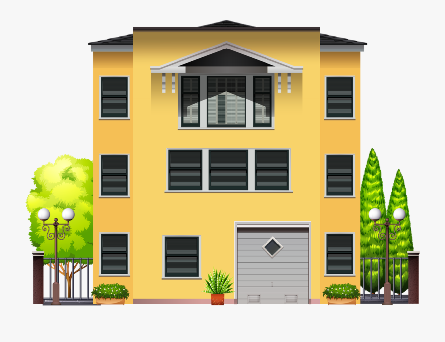 Frontal De Un Edificio, Transparent Clipart
