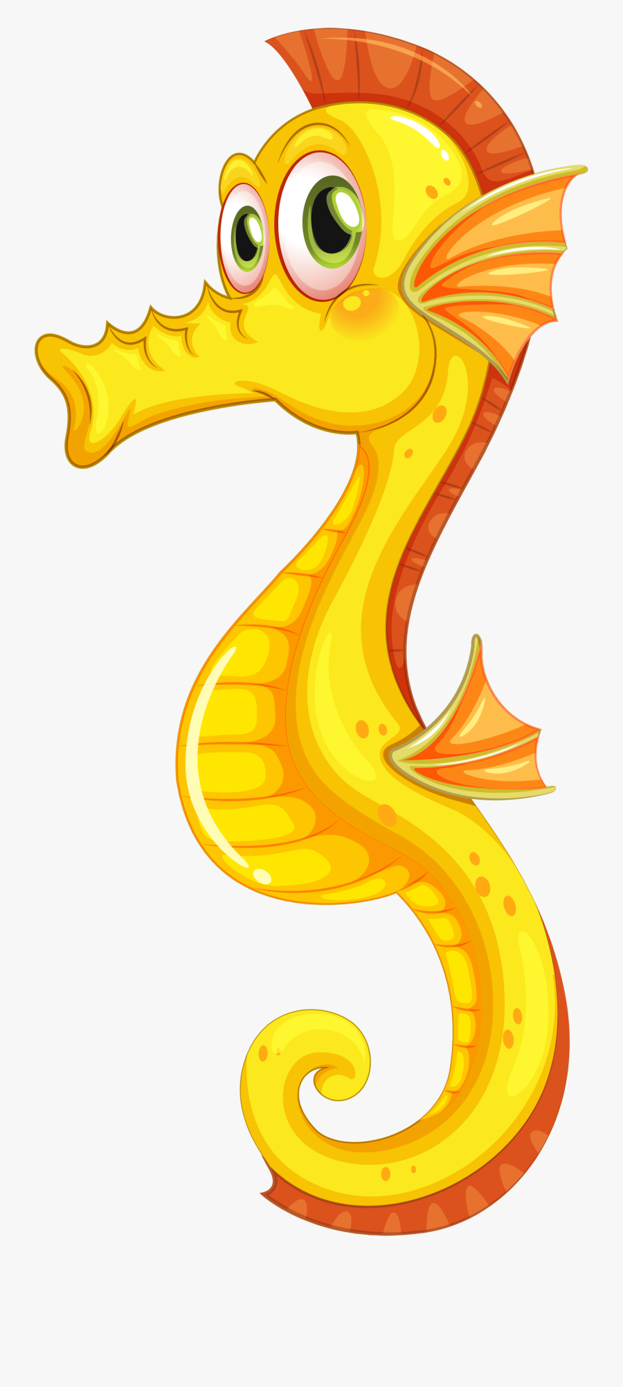 Seahorse Png - Yellow Seahorse Clipart, Transparent Clipart