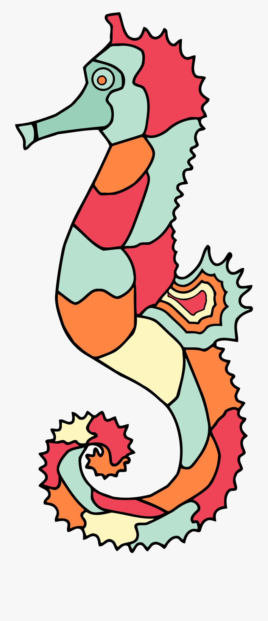 Transparent Sea Horse Clipart - Seahorse, Transparent Clipart