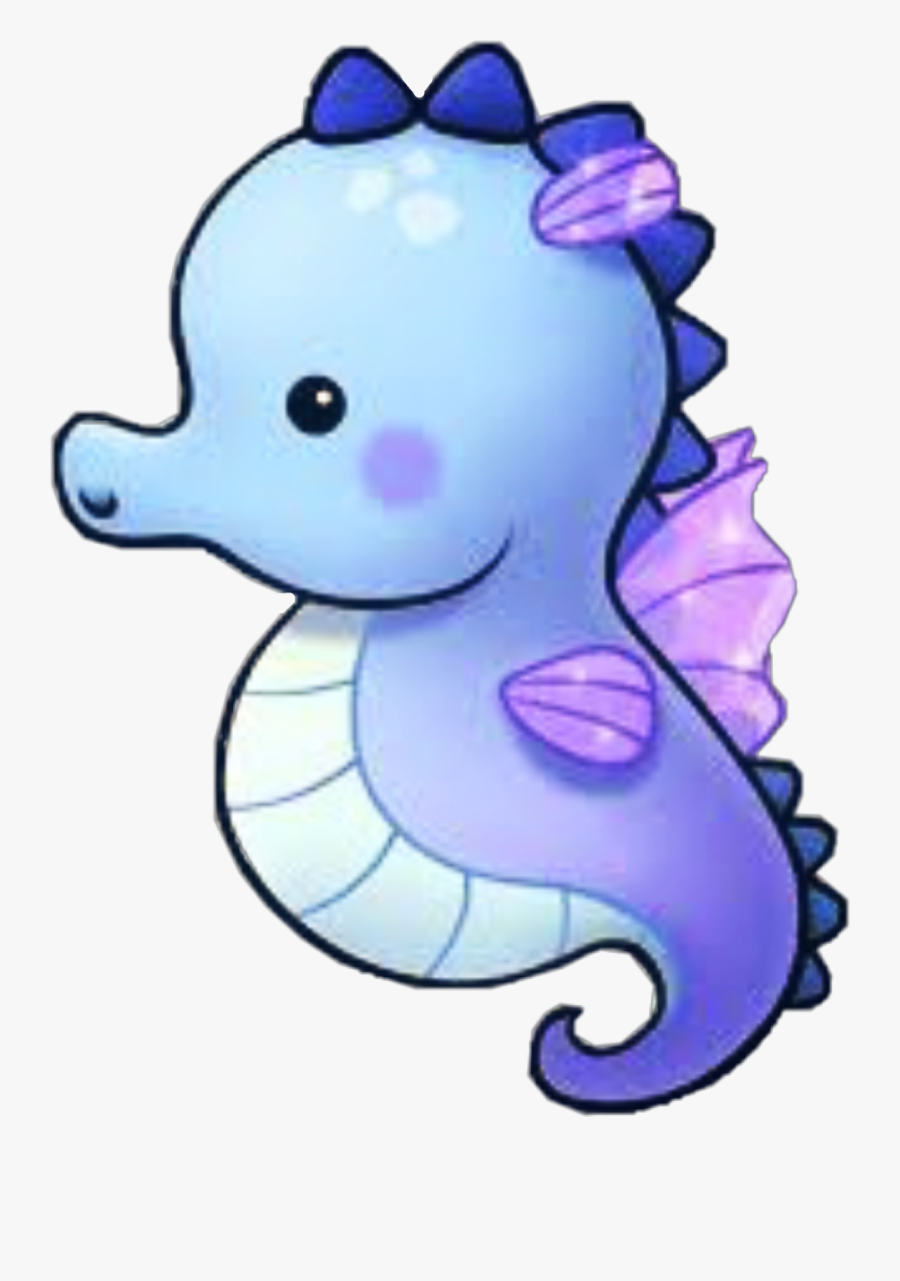Scseahorses Seahorses Seahorse Freetoedit - Cartoon Baby Sea Horse, Transparent Clipart
