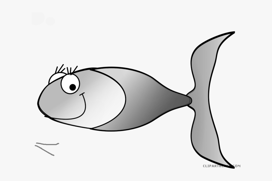 Fish Fry Animal Free Black White Clipart Images Clipartblack, Transparent Clipart