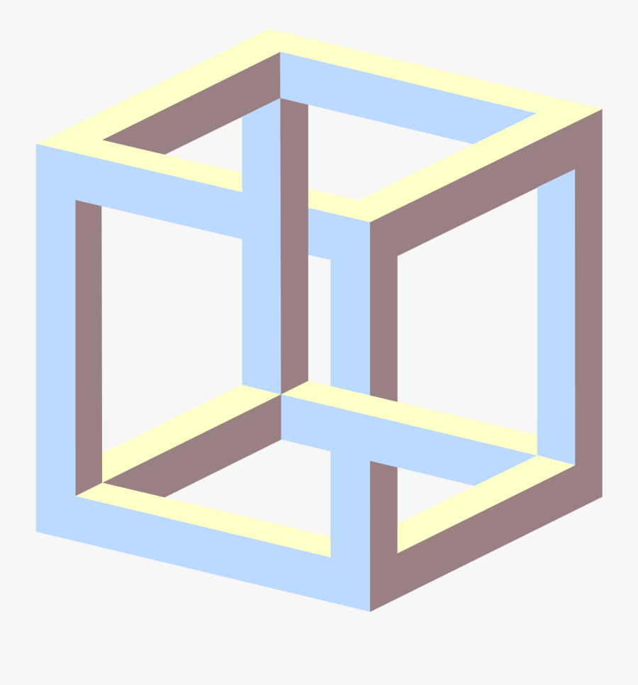 Impossible Cube, Transparent Clipart