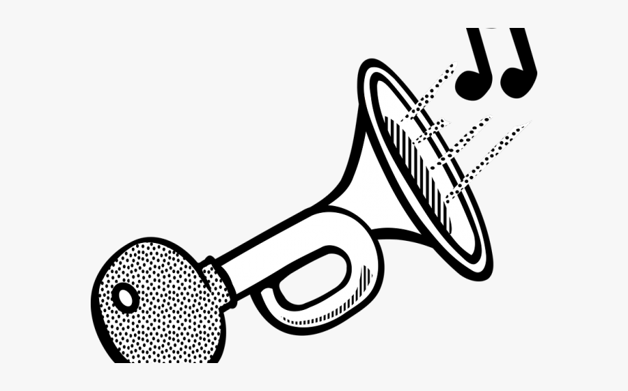 Car Horn Clipart Black And White, Transparent Clipart
