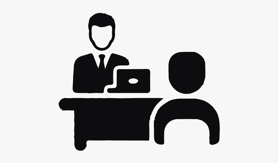 Job Interview Icon, Transparent Clipart