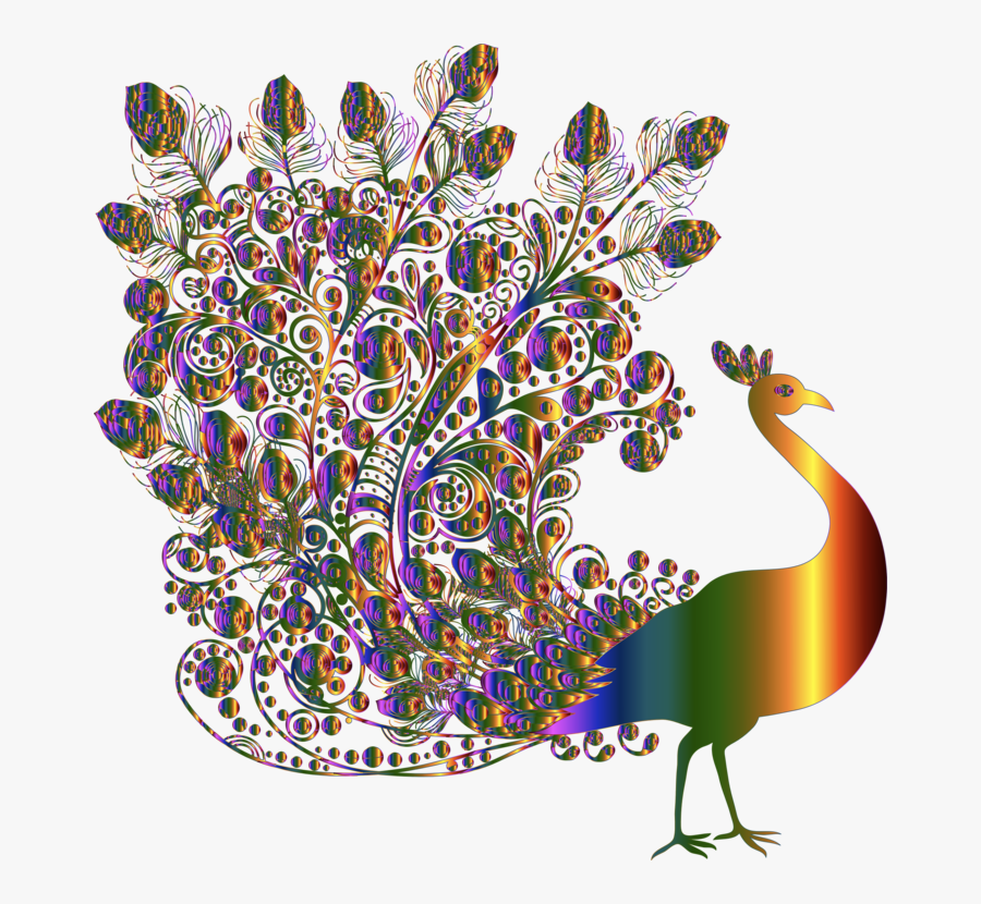 Visual Arts,art,galliformes - Gold Indian Peafowl Peafowl, Transparent Clipart