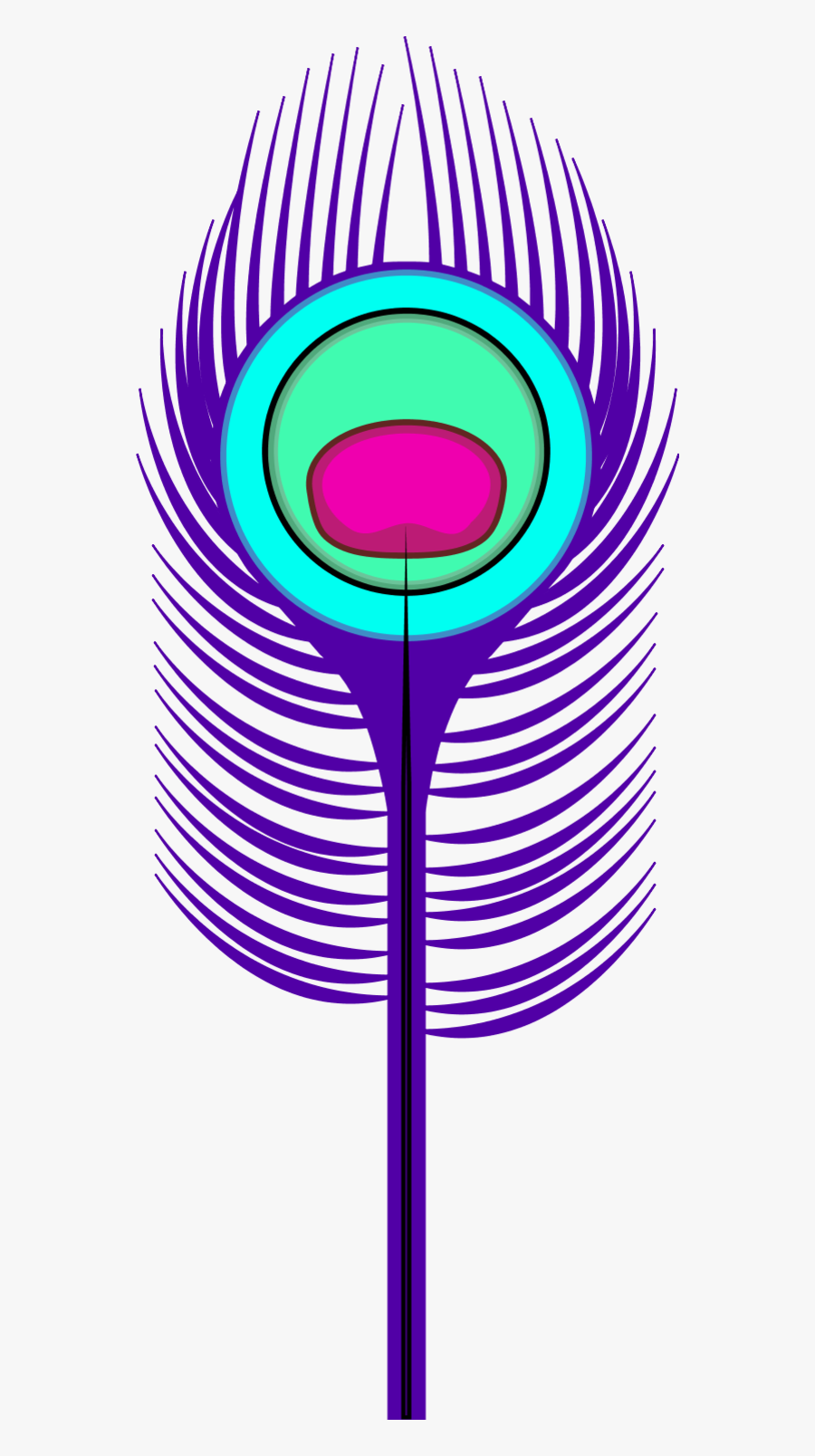 Transparent Feather Clipart Png - Clip Art Peacock Feathers, Transparent Clipart