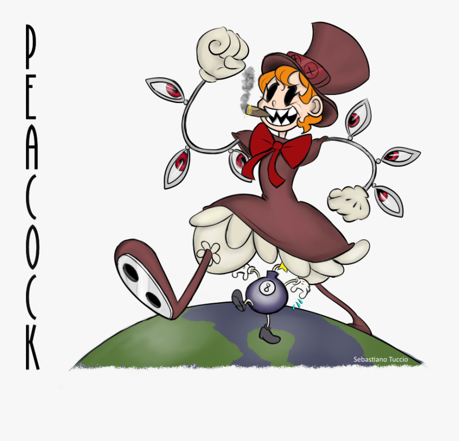 Peacock Speedart By Sebastiantuccio - Cartoon, Transparent Clipart